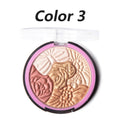 5 colors face highlighter palette shimmer glitter
