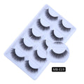 3D 5 Pairs Mink Eyelashes extension