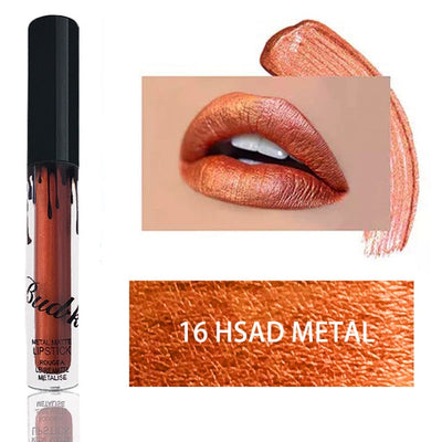 BUD K Hot Brand Lip Gloss +Lip Pencil 2PCS/SET Cosmetics Makeup Waterproof Lipstick Long Lasting Liquid Matte Lipstick For Women