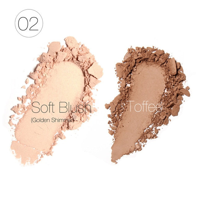 Shimmer Bronzer and Highlighters Powder