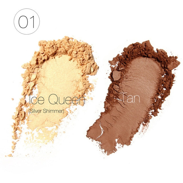 Shimmer Bronzer and Highlighters Powder