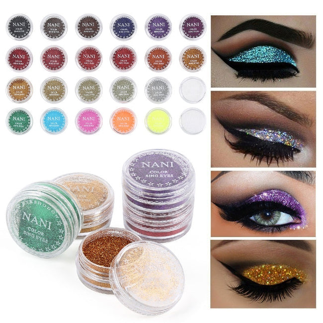24 Color Eye Glitter Eyes Shimmer Powder
