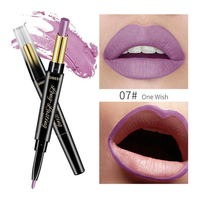 2 In 1 Dubbele Hoofd Lipstick Lip Liner