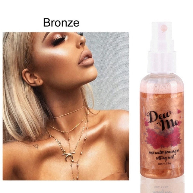 Bronzer Highlighter Liquid Setting Spray
