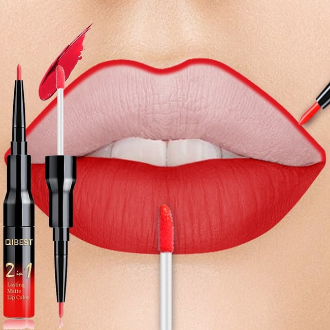 Lip Liner Red Lipstick Set