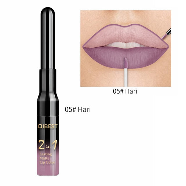Lip Liner Red Lipstick Set