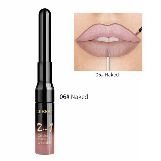 Lip Liner Red Lipstick Set