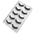 5 pairs natural 3d mink eyelashes