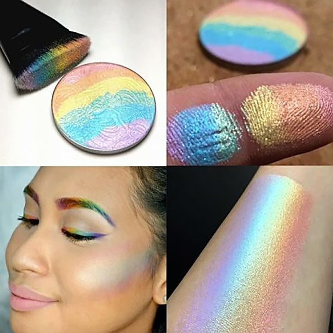 Rainbow Highlighter Eye shadow Makeup