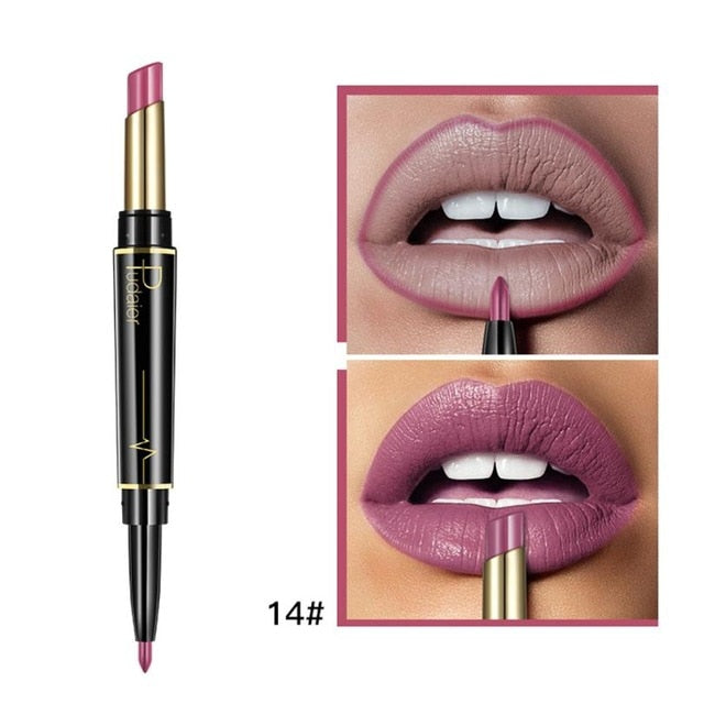 Double End Matte lipsticks Lipliner Set