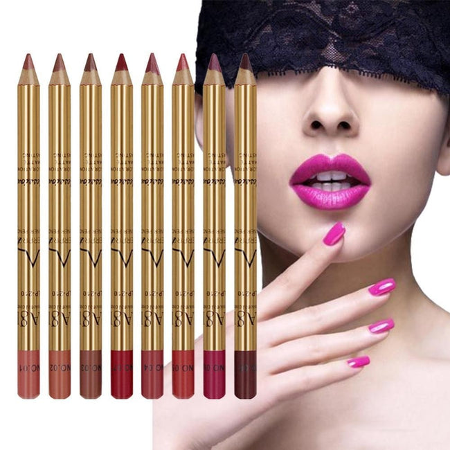 8 colors Long-lasting lip liner