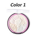 5 colors face highlighter palette shimmer glitter