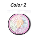 5 colors face highlighter palette shimmer glitter