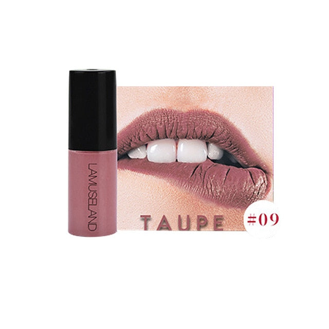 1pc Matte Lip Gloss Velvet Liquid Lipstick