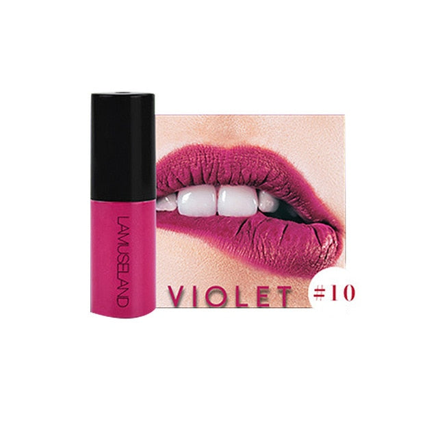 1pc Matte Lip Gloss Velvet Liquid Lipstick