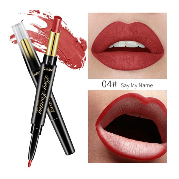 2 In 1 Double-end Lipstick Lip Pencil