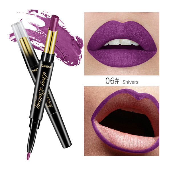 2 In 1 Double-end Lipstick Lip Pencil