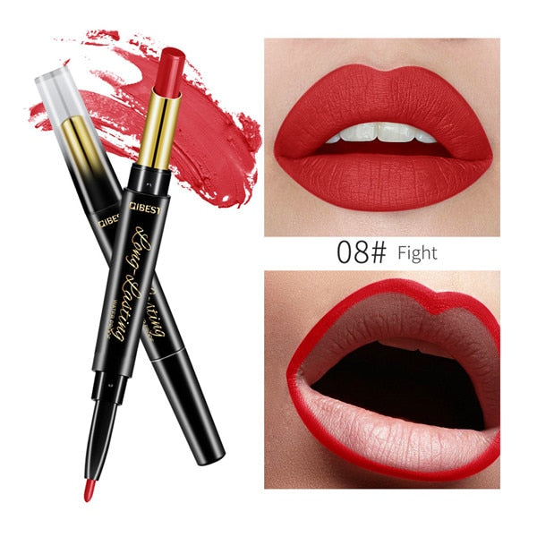 2 In 1 Double-end Lipstick Lip Pencil