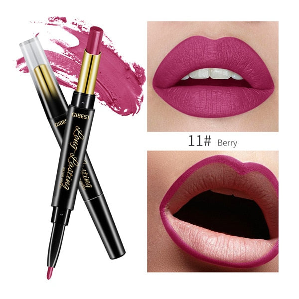 2 In 1 Double-end Lipstick Lip Pencil