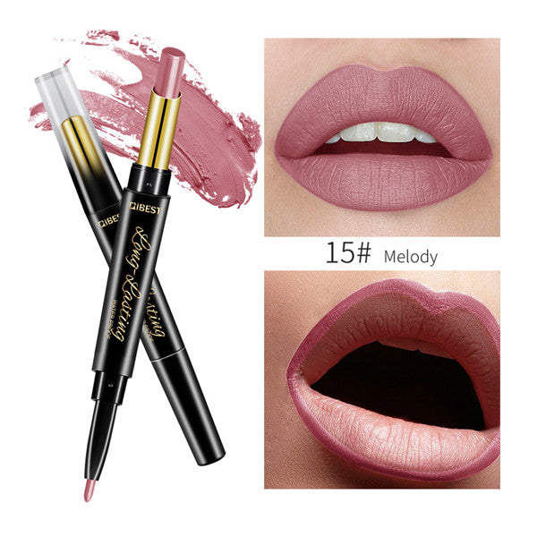 2 In 1 Double-end Lipstick Lip Pencil