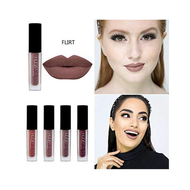 4 Colors Matte Lipstick Set