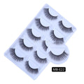 3D 5 Pairs Mink Eyelashes extension