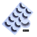 3D 5 Pairs Mink Eyelashes extension