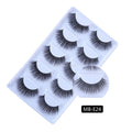 3D 5 Pairs Mink Eyelashes extension