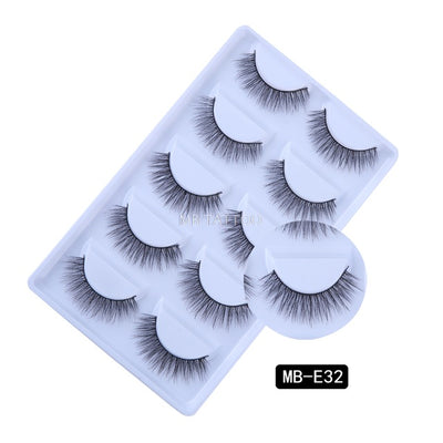 3D 5 Pairs Mink Eyelashes extension