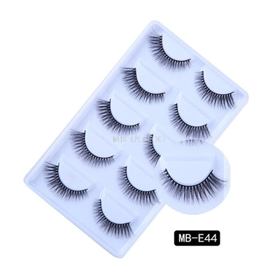 3D 5 Pairs Mink Eyelashes extension