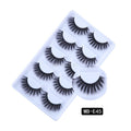 3D 5 Pairs Mink Eyelashes extension
