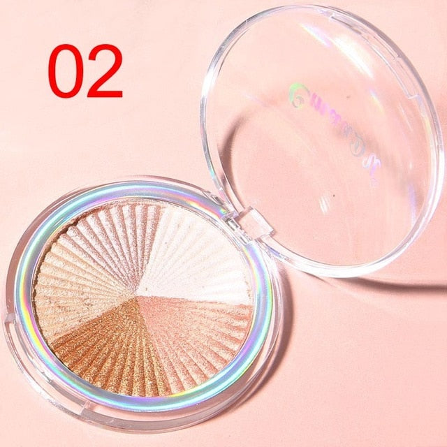 5 Colors Highlighter Palette Makeup Glow Kit