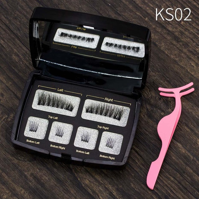 Handmade 3D/6D magnet lashes natural false eyelash