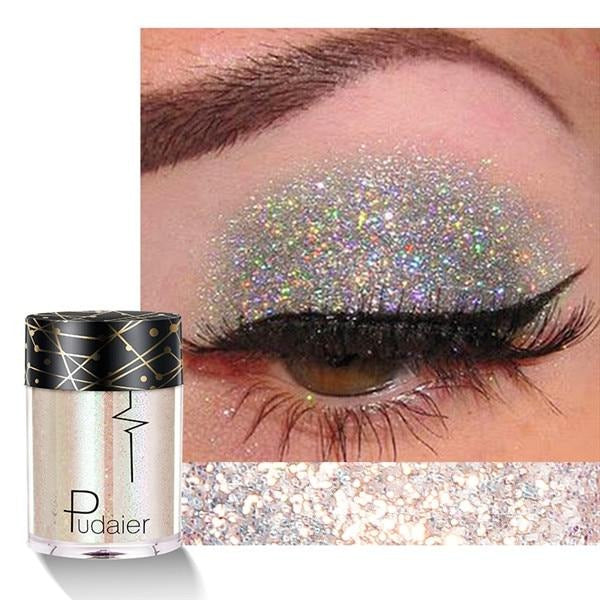 Holographic Sequins Glitter Eye Makeup