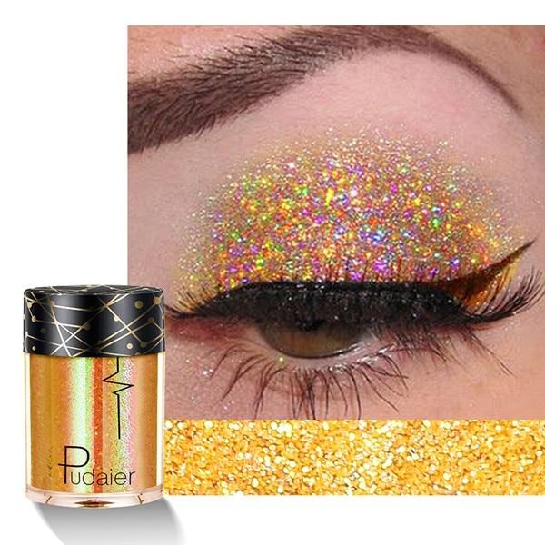 Holographic Sequins Glitter Eye Makeup