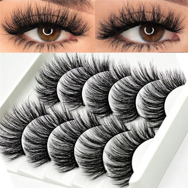 Multipack 5D Soft Mink Hair False Eyelashes