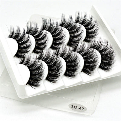 Multipack 5D Soft Mink Hair False Eyelashes