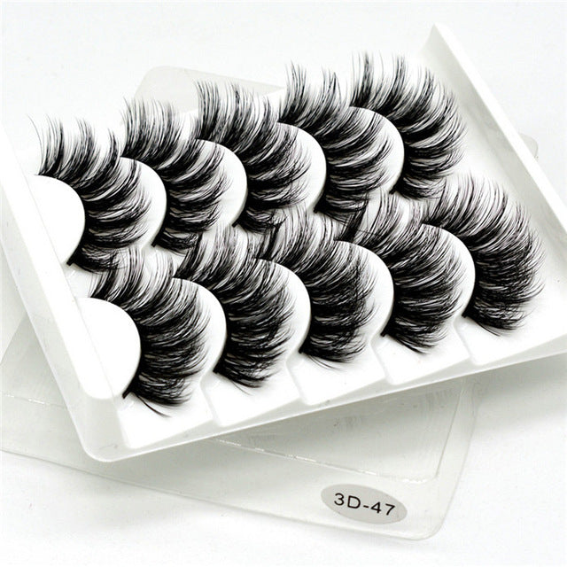 Multipack 5D Soft Mink Hair False Eyelashes