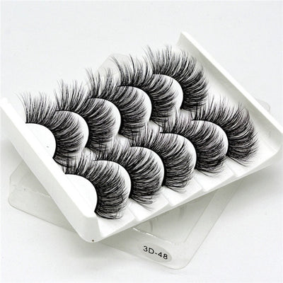 Multipack 5D Soft Mink Hair False Eyelashes