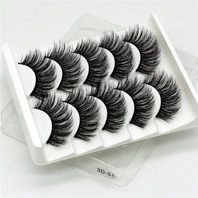 Multipack 5D Soft Mink Hair False Eyelashes