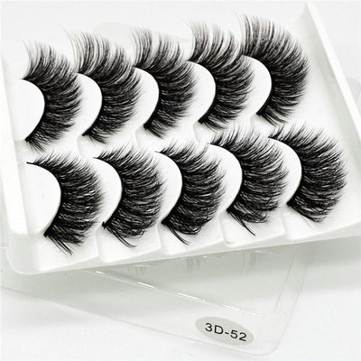 Multipack 5D Soft Mink Hair False Eyelashes