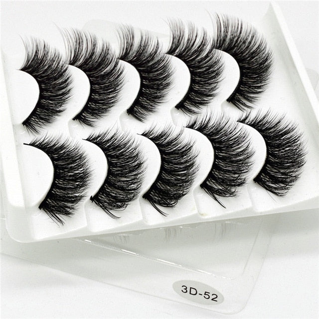 Multipack 5D Soft Mink Hair False Eyelashes