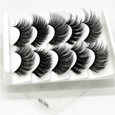 Multipack 5D Soft Mink Hair False Eyelashes